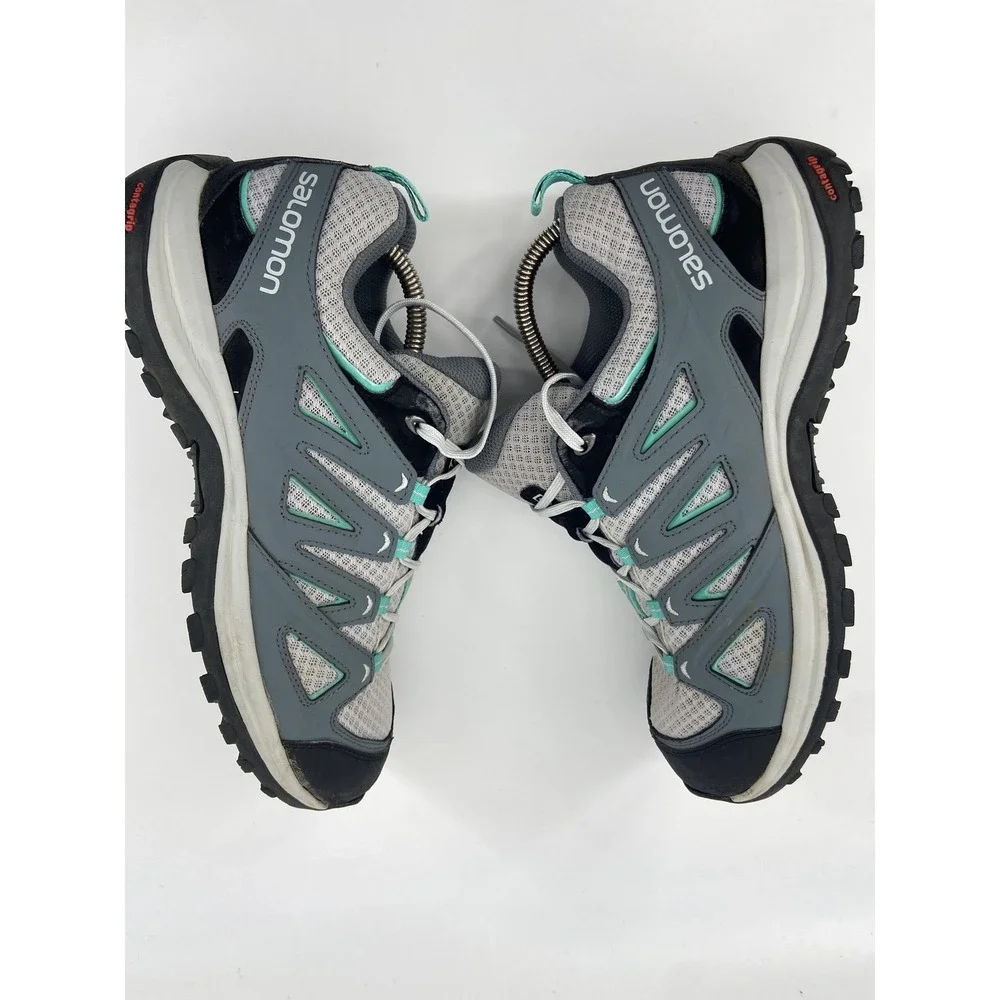 Salomon Shoes Womens 10 Gray Ellipse 3‎ Aero Trail Running Hiking Outdoor 402445